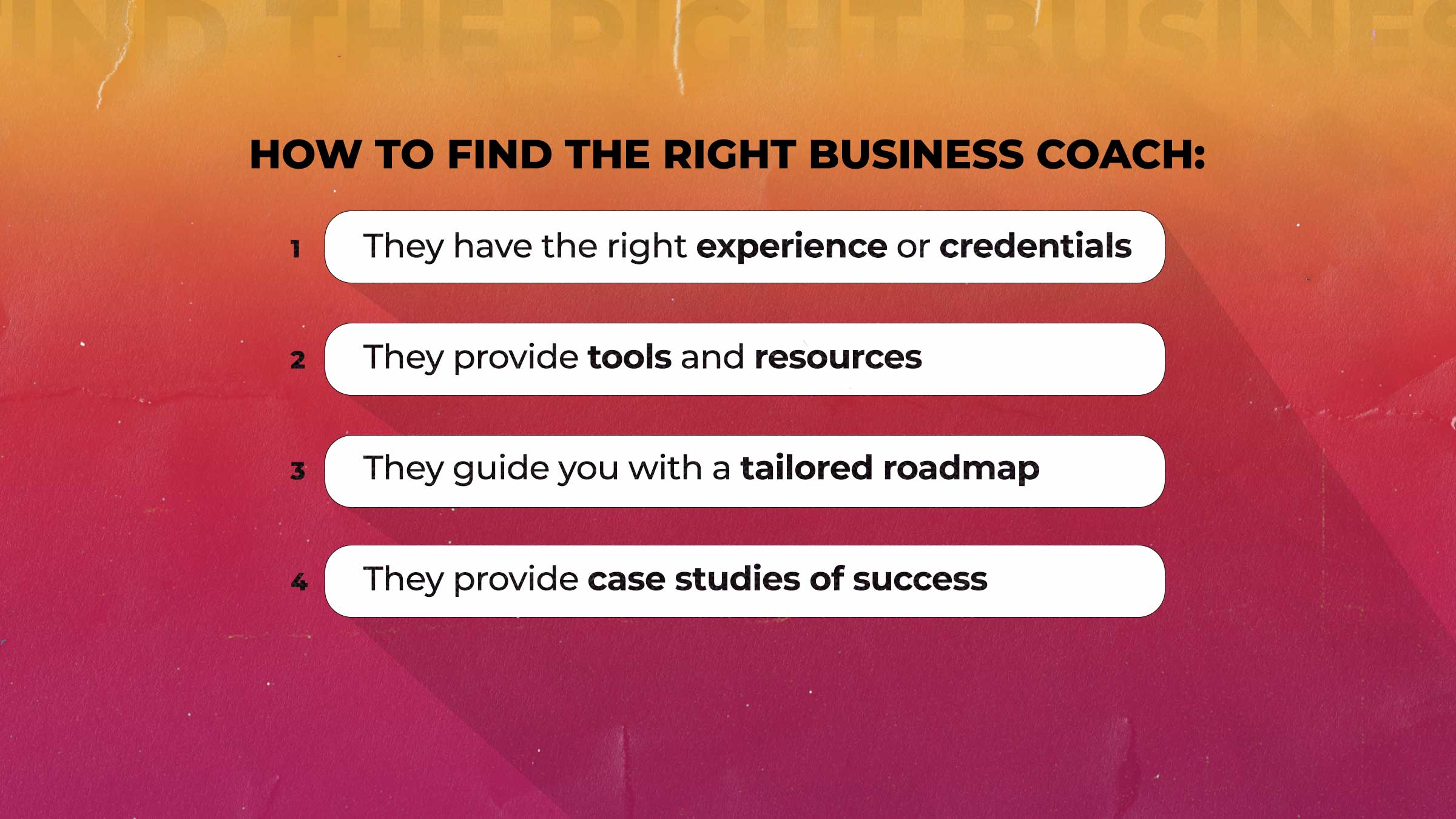 How To Find The Right Business Coach: An Introduction | The Entourage